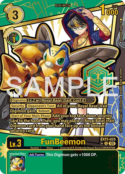 FunBeemon [EX11-025] (Rare Pull) [Dawn of Liberator] | Total Play
