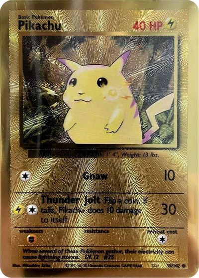 Pikachu (58/102) (Celebrations Metal Card) [Celebrations: 25th Anniversary] | Total Play