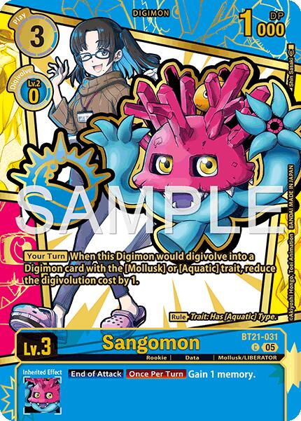 Sangomon [BT21-031] (Rare Pull) [Dawn of Liberator] | Total Play
