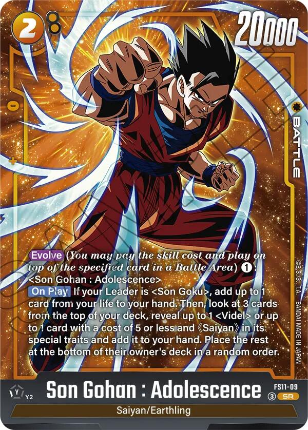 Son Gohan : Adolescence (FS11-09) [Starter Deck EX: The Phase of Evolution] | Total Play