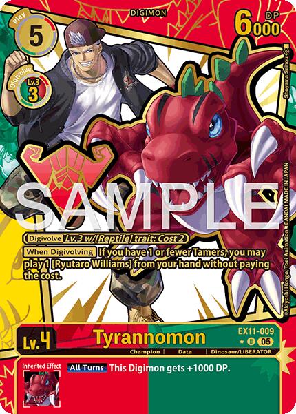 Tyrannomon [EX11-009] (Rare Pull) [Dawn of Liberator] | Total Play