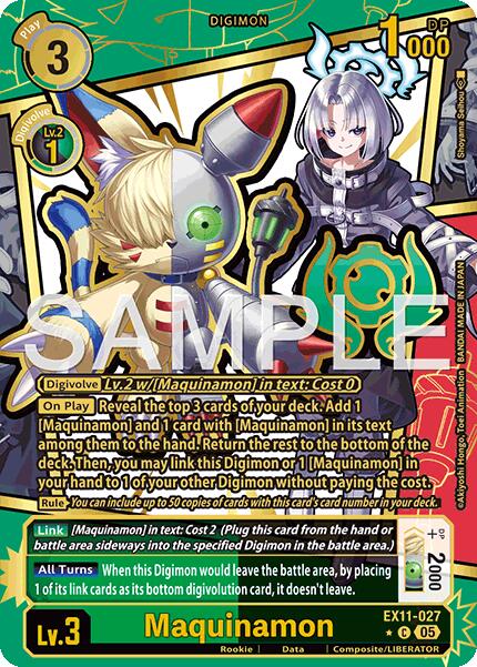 Maquinamon [EX11-027] (Rare Pull) [Dawn of Liberator] | Total Play