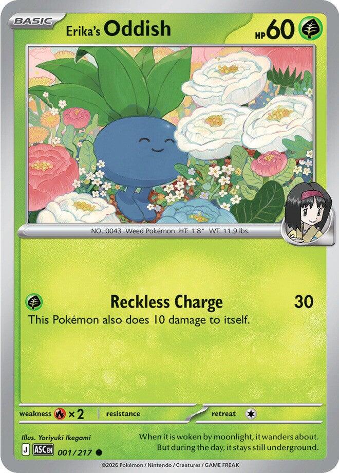 Erika's Oddish (001/217) [Mega Evolution: Ascended Heroes] | Total Play