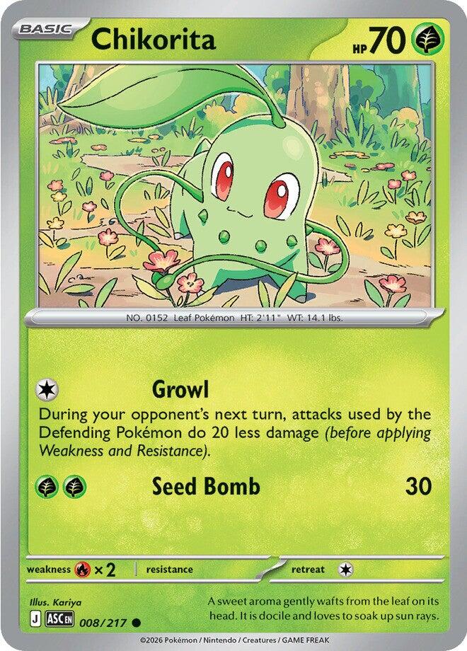 Chikorita (008/217) [Mega Evolution: Ascended Heroes] | Total Play