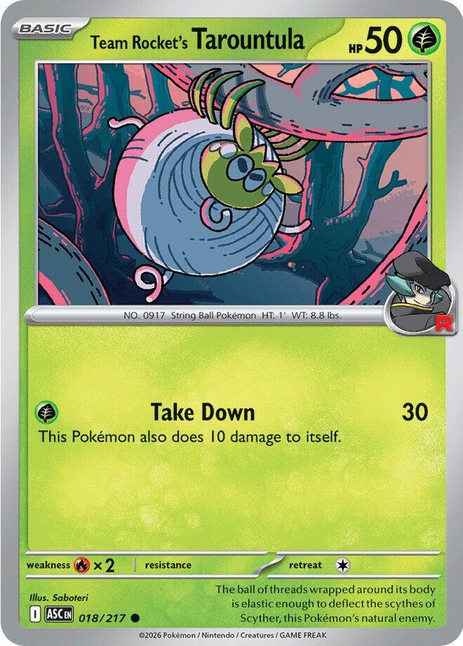 Team Rocket's Tarountula (018/217) [Mega Evolution: Ascended Heroes] | Total Play