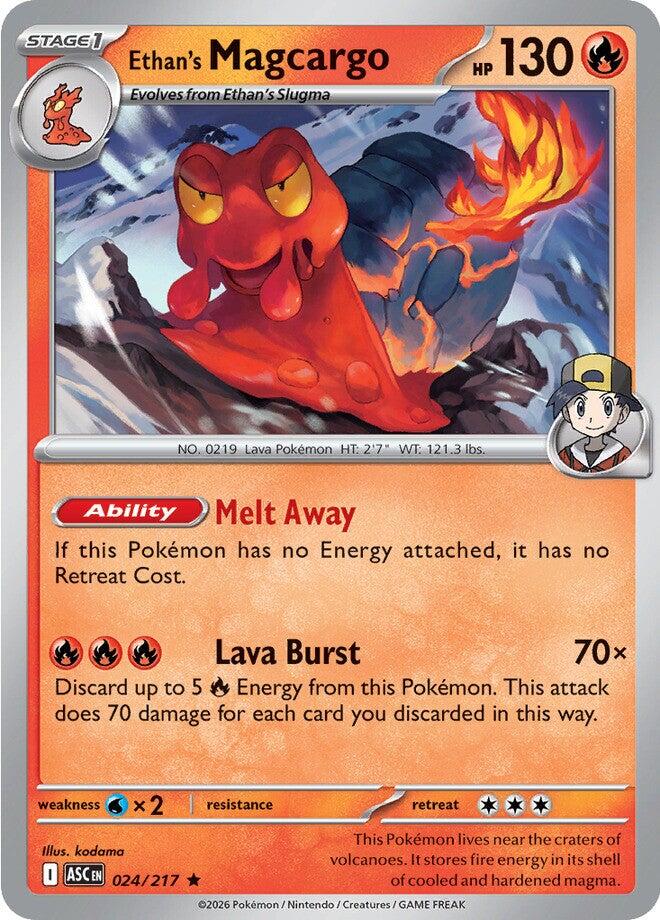 Ethan's Magcargo (024/217) [Mega Evolution: Ascended Heroes] | Total Play