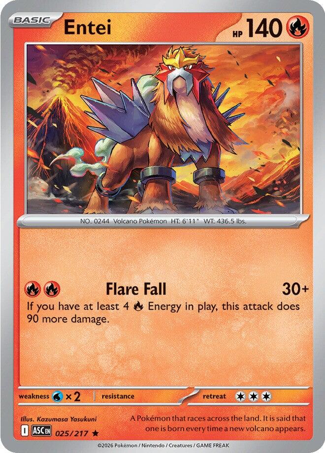 Entei (025/217) [Mega Evolution: Ascended Heroes] | Total Play
