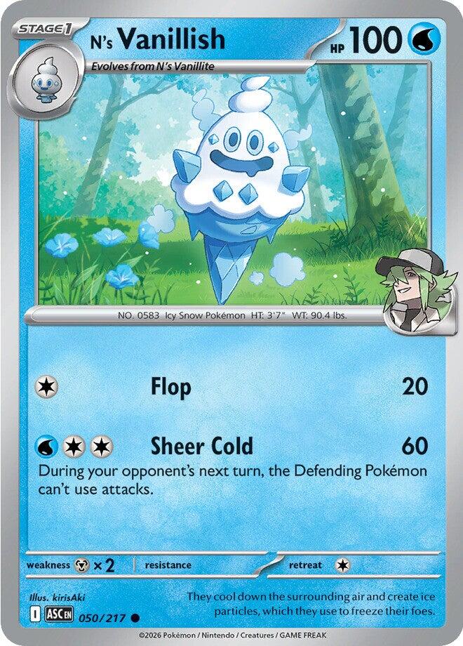 N's Vanillish (050/217) [Mega Evolution: Ascended Heroes] | Total Play