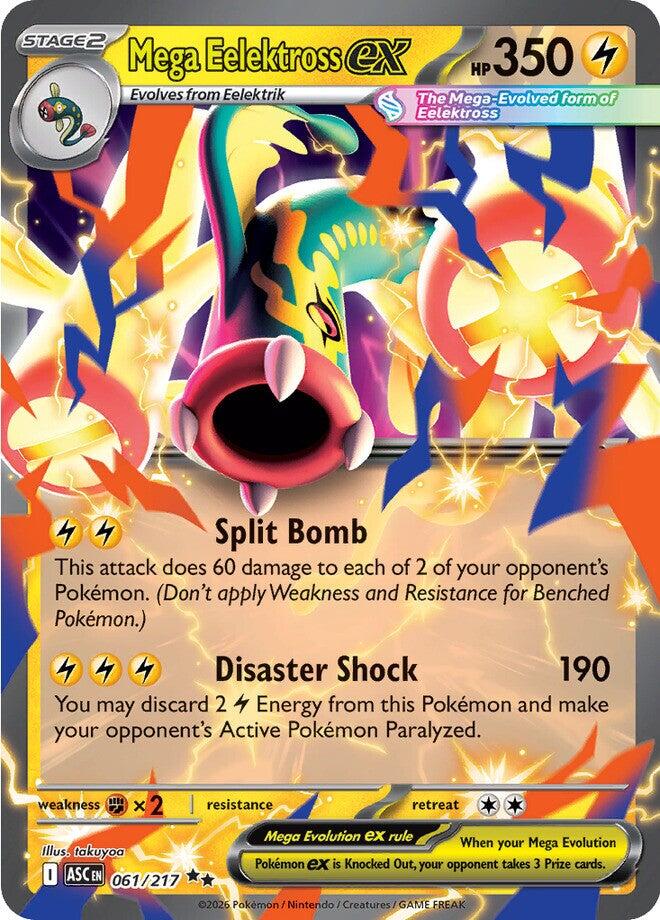 Mega Eelektross ex (061/217) [Mega Evolution: Ascended Heroes] | Total Play