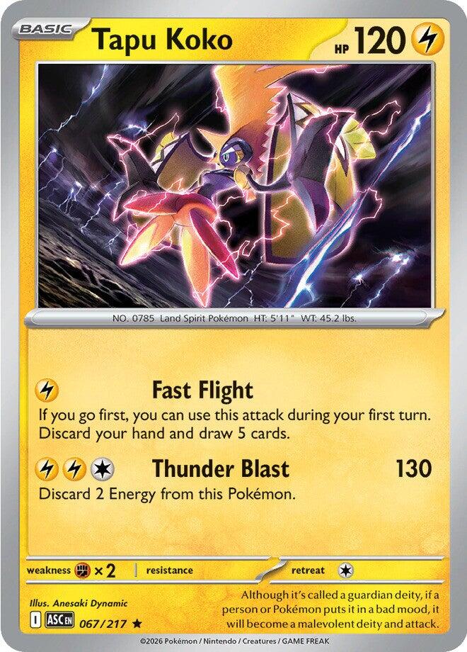 Tapu Koko (067/217) [Mega Evolution: Ascended Heroes] | Total Play