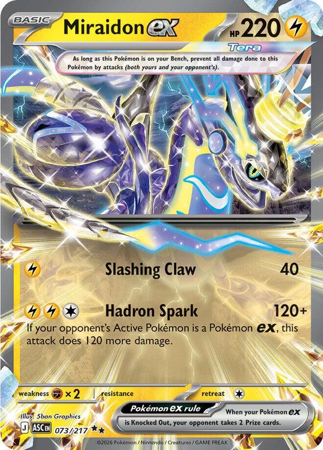 Miraidon ex (073/217) [Mega Evolution: Ascended Heroes] | Total Play