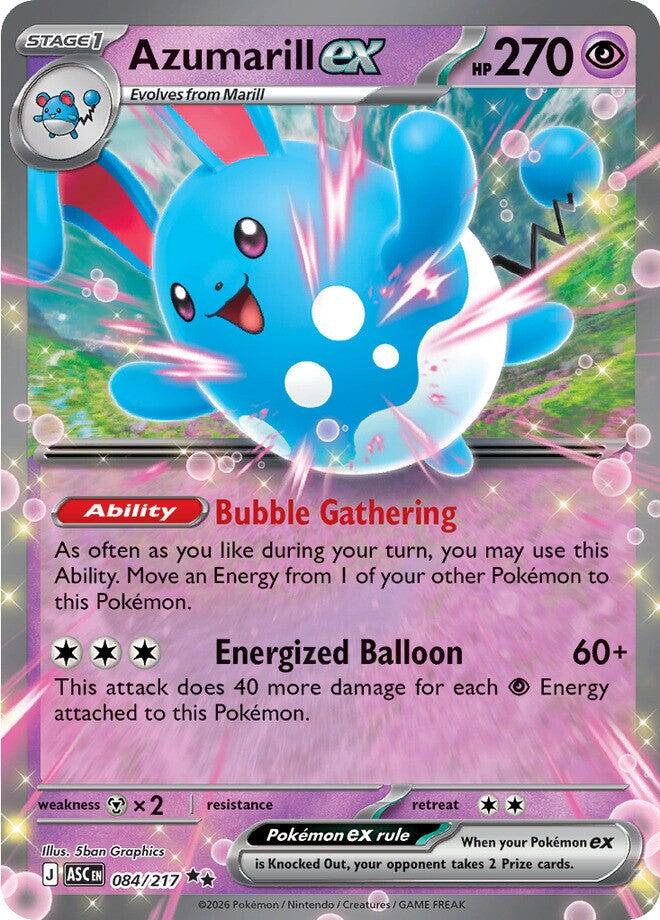 Azumarill ex (084/217) [Mega Evolution: Ascended Heroes] | Total Play