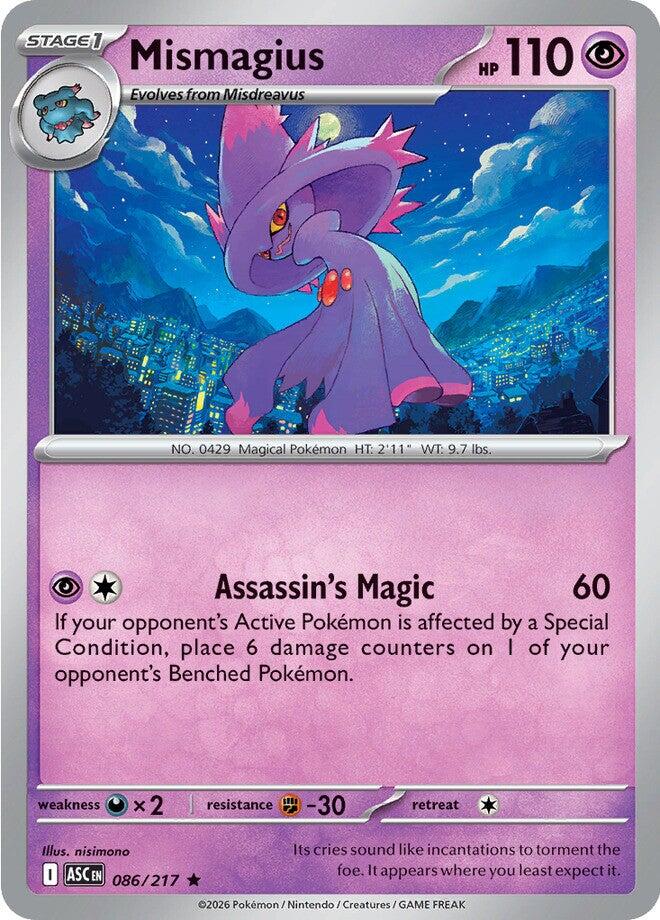 Mismagius (086/217) [Mega Evolution: Ascended Heroes] | Total Play