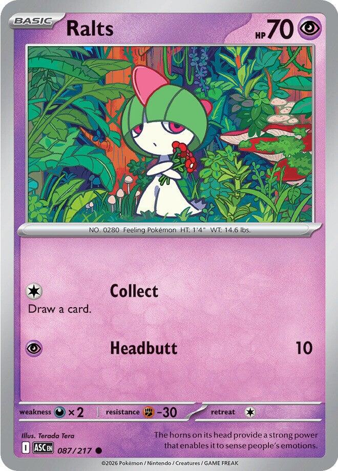 Ralts (087/217) [Mega Evolution: Ascended Heroes] | Total Play