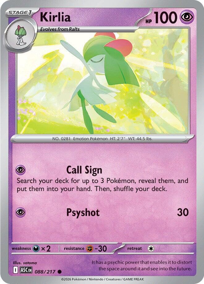 Kirlia (088/217) [Mega Evolution: Ascended Heroes] | Total Play