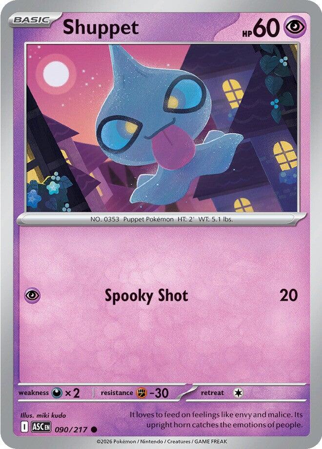 Shuppet (090/217) [Mega Evolution: Ascended Heroes] | Total Play