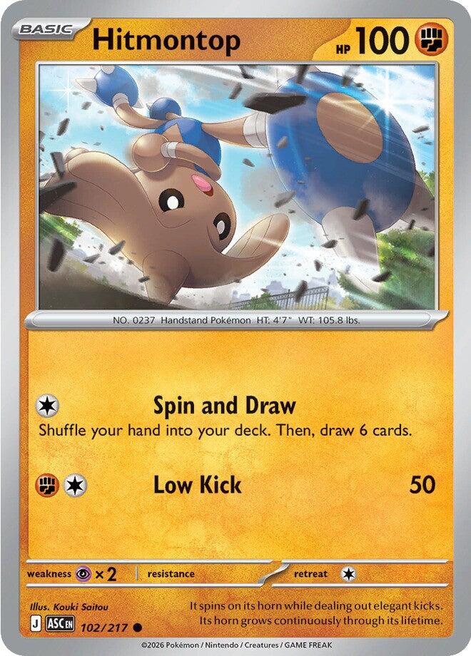 Hitmontop (102/217) [Mega Evolution: Ascended Heroes] | Total Play