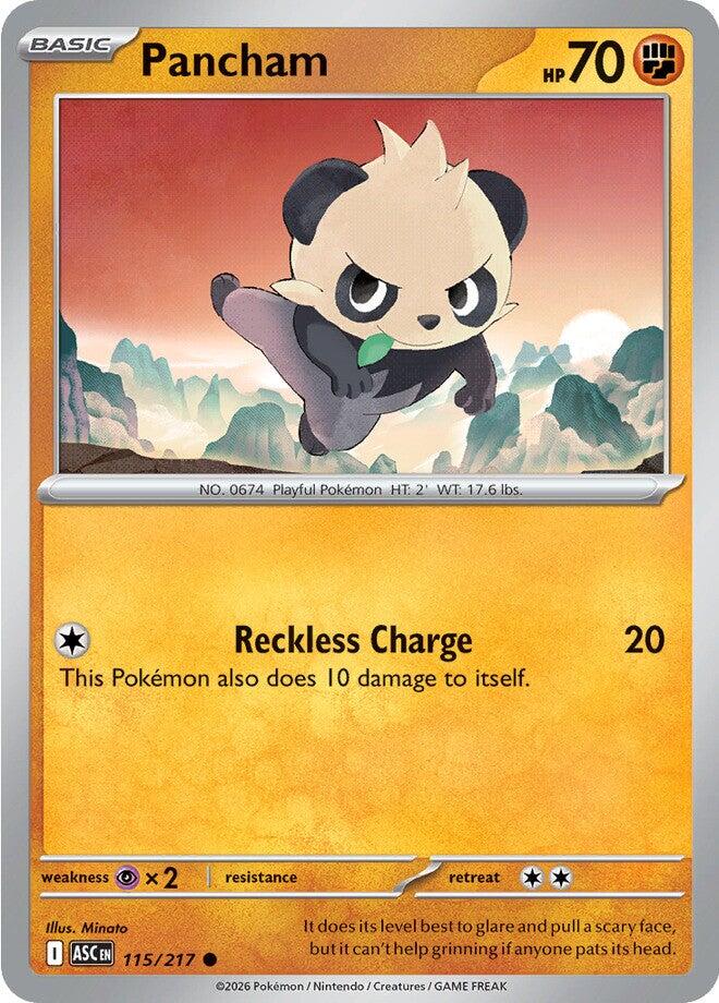 Pancham (115/217) [Mega Evolution: Ascended Heroes] | Total Play
