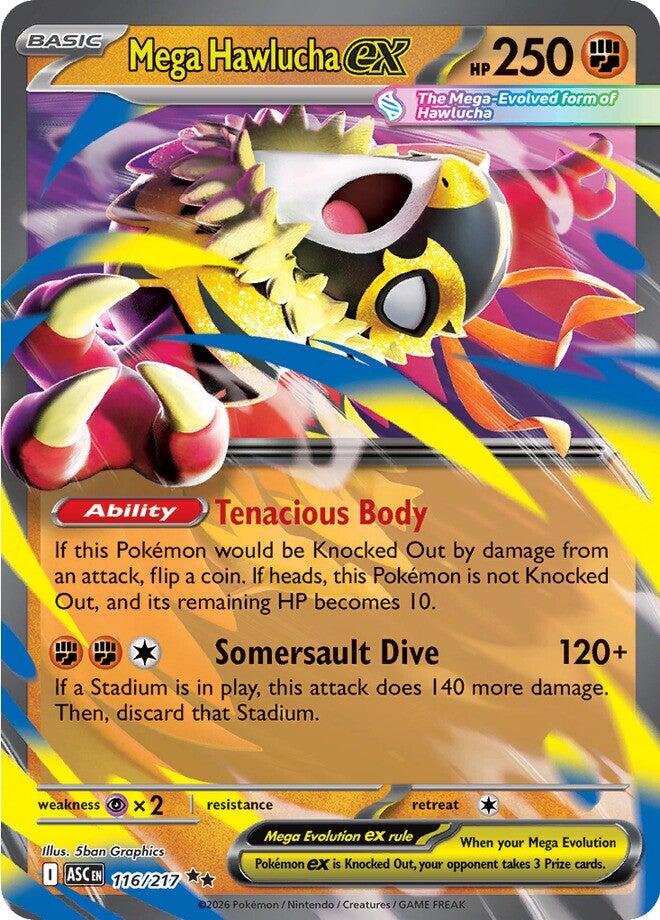 Mega Hawlucha ex (116/217) [Mega Evolution: Ascended Heroes] | Total Play