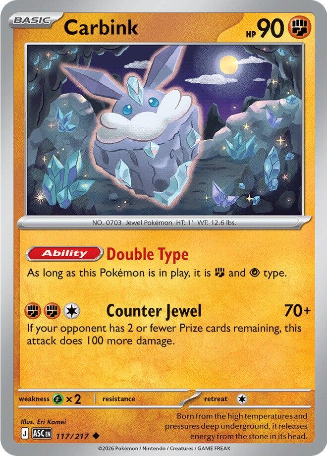 Carbink (117/217) [Mega Evolution: Ascended Heroes] | Total Play