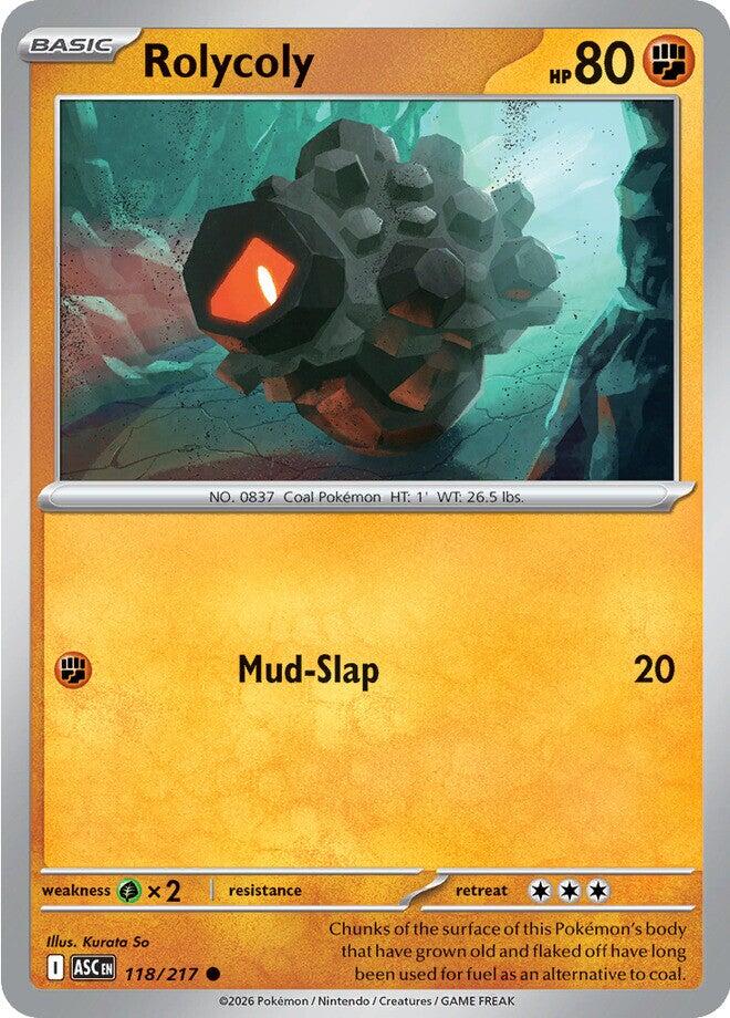 Rolycoly (118/217) [Mega Evolution: Ascended Heroes] | Total Play