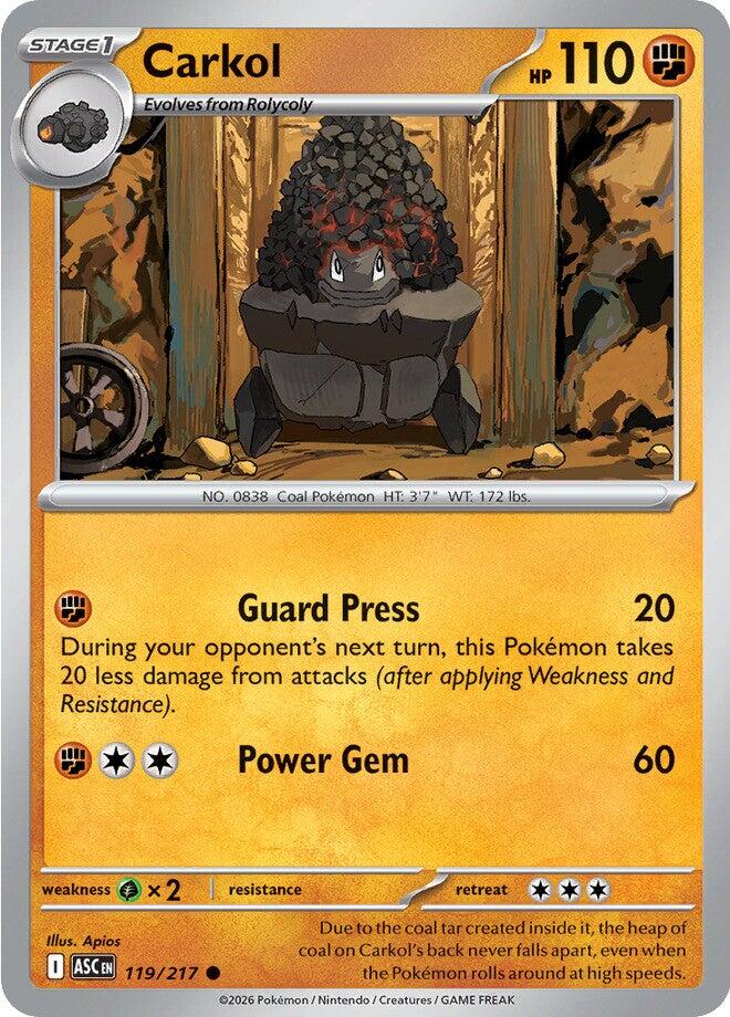 Carkol (119/217) [Mega Evolution: Ascended Heroes] | Total Play