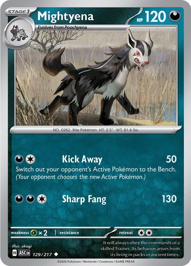 Mightyena (129/217) [Mega Evolution: Ascended Heroes] | Total Play