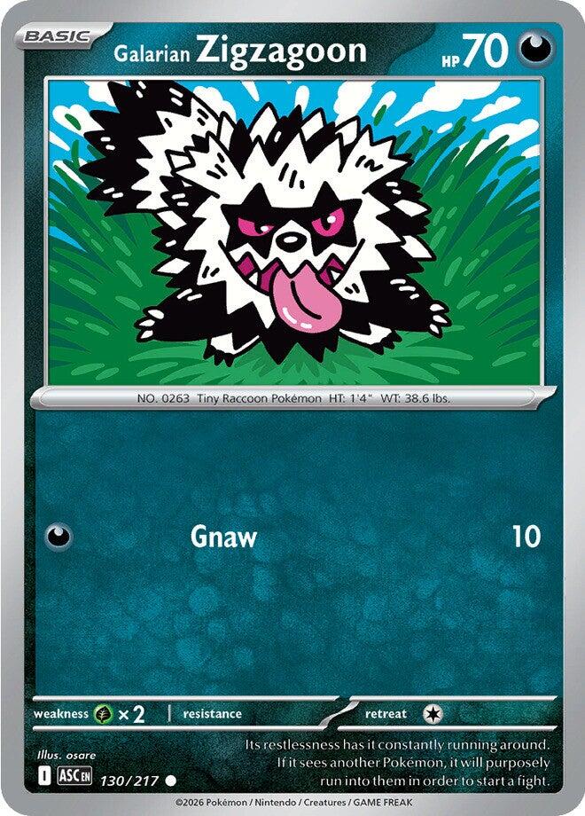 Galarian Zigzagoon (130/217) [Mega Evolution: Ascended Heroes] | Total Play