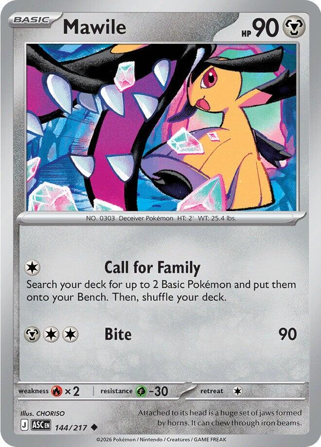 Mawile (144/217) [Mega Evolution: Ascended Heroes] | Total Play