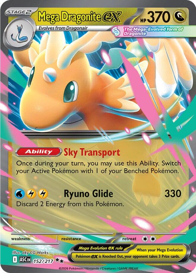 Mega Dragonite ex (152/217) [Mega Evolution: Ascended Heroes] | Total Play