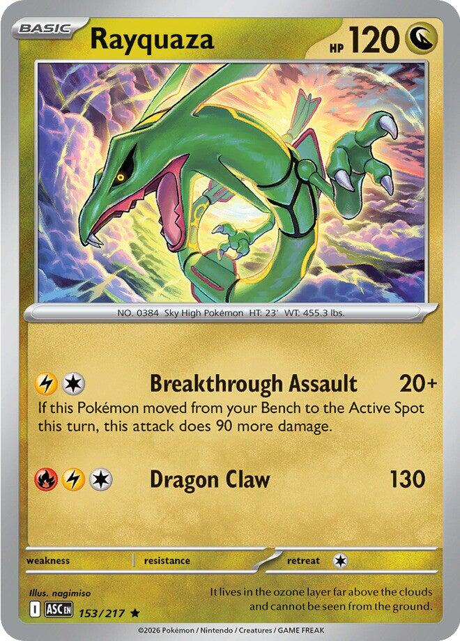 Rayquaza (153/217) [Mega Evolution: Ascended Heroes] | Total Play