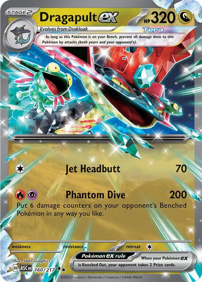 Dragapult ex (160/217) [Mega Evolution: Ascended Heroes] | Total Play