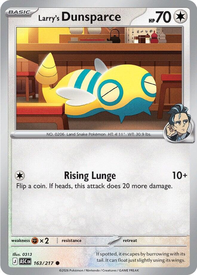 Larry's Dunsparce (163/217) [Mega Evolution: Ascended Heroes] | Total Play