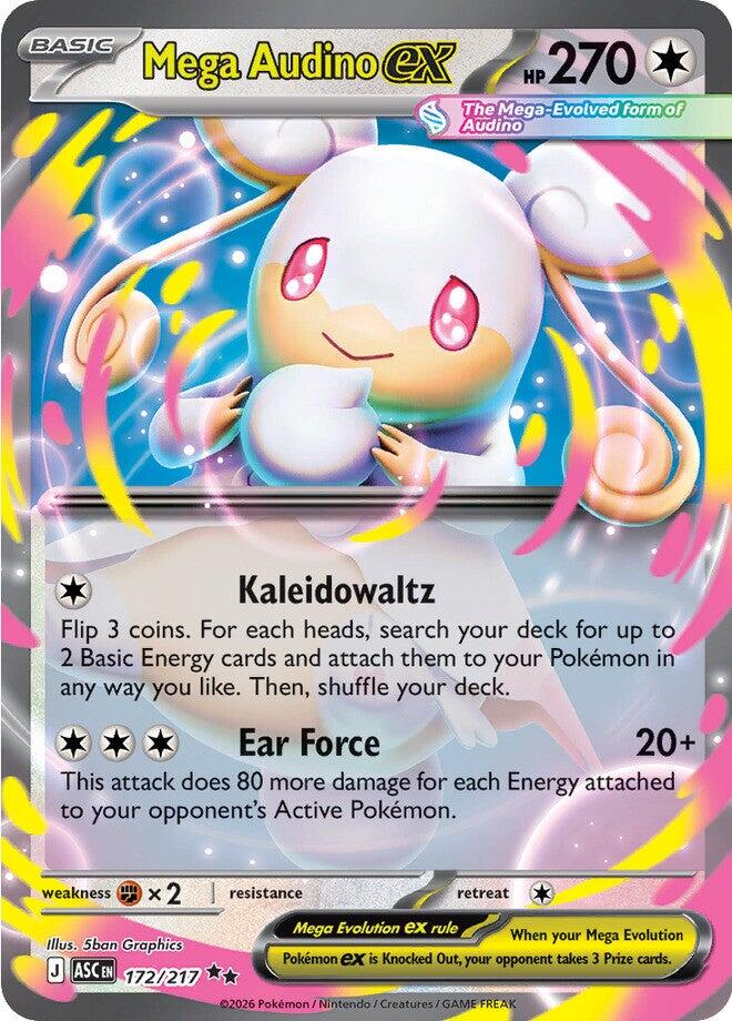 Mega Audino ex (172/217) [Mega Evolution: Ascended Heroes] | Total Play