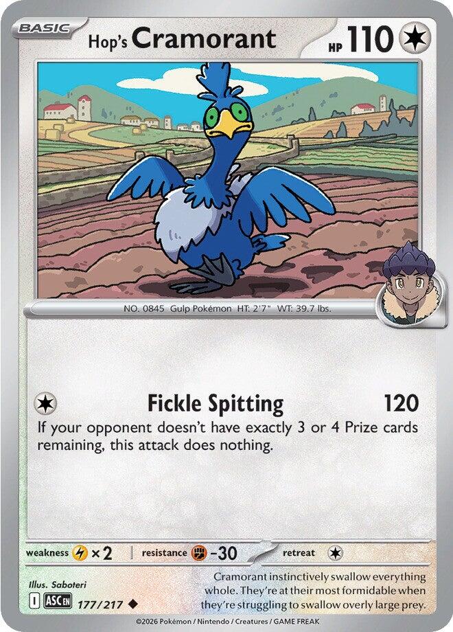 Hop's Cramorant (177/217) [Mega Evolution: Ascended Heroes] | Total Play