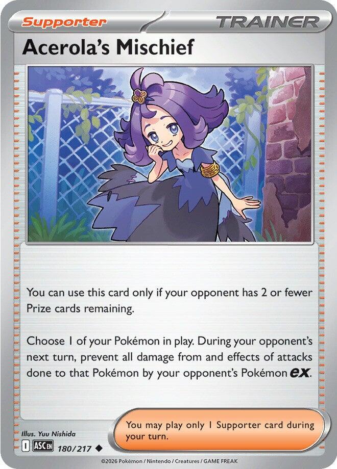 Acerola's Mischief (180/217) [Mega Evolution: Ascended Heroes] | Total Play