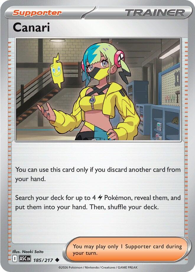 Canari (185/217) [Mega Evolution: Ascended Heroes] | Total Play