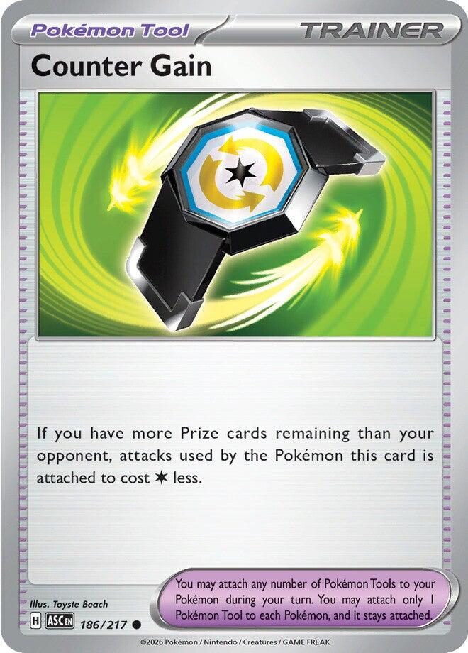 Counter Gain (186/217) (Reverse Holo) [Mega Evolution: Ascended Heroes] | Total Play