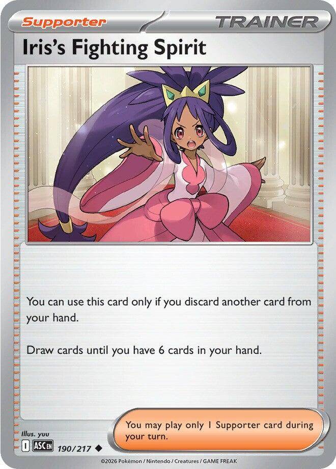 Iris's Fighting Spirit (190/217) [Mega Evolution: Ascended Heroes] | Total Play