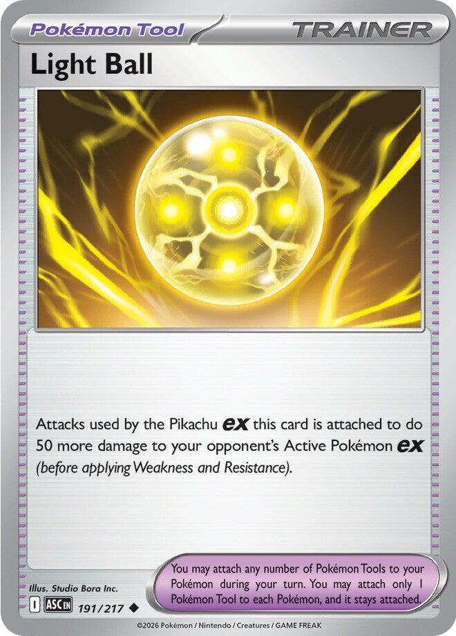 Light Ball (191/217) [Mega Evolution: Ascended Heroes] | Total Play
