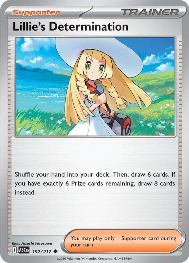 Lillie's Determination (192/217) [Mega Evolution: Ascended Heroes] | Total Play