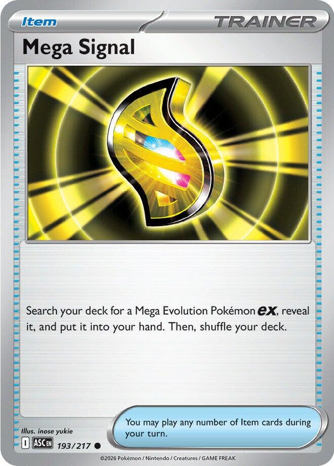 Mega Signal (193/217) [Mega Evolution: Ascended Heroes] | Total Play