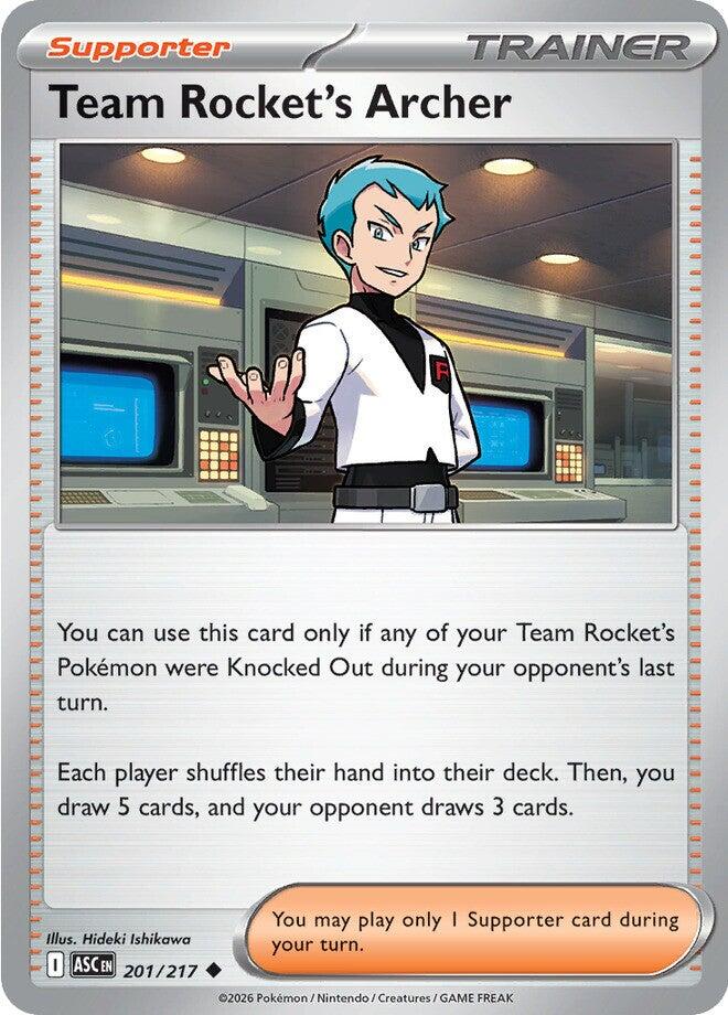 Team Rocket's Archer (201/217) [Mega Evolution: Ascended Heroes] | Total Play