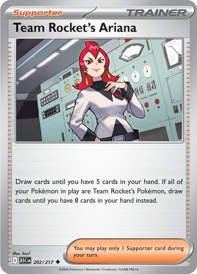 Team Rocket's Ariana (202/217) [Mega Evolution: Ascended Heroes] | Total Play