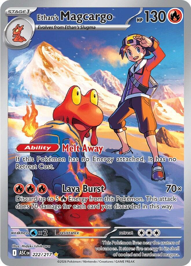 Ethan's Magcargo (222/217) [Mega Evolution: Ascended Heroes] | Total Play