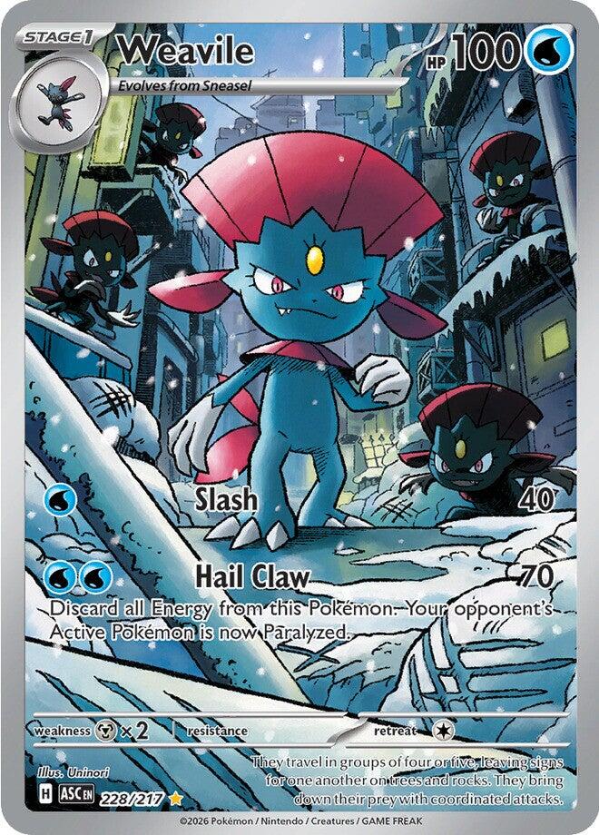 Weavile (228/217) [Mega Evolution: Ascended Heroes] | Total Play