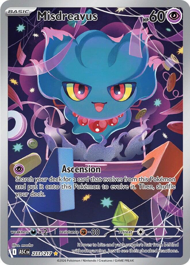 Misdreavus (233/217) [Mega Evolution: Ascended Heroes] | Total Play
