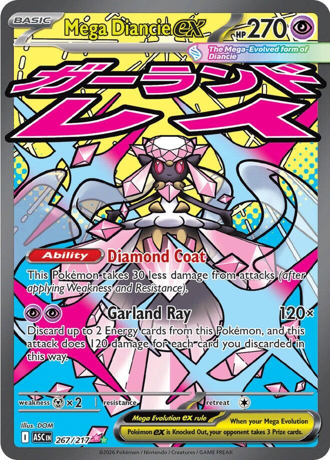 Mega Diancie ex (267/217) [Mega Evolution: Ascended Heroes] | Total Play