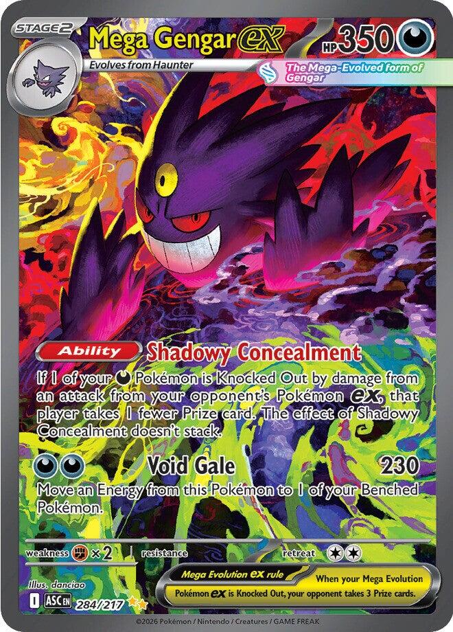 Mega Gengar ex (284/217) [Mega Evolution: Ascended Heroes] | Total Play