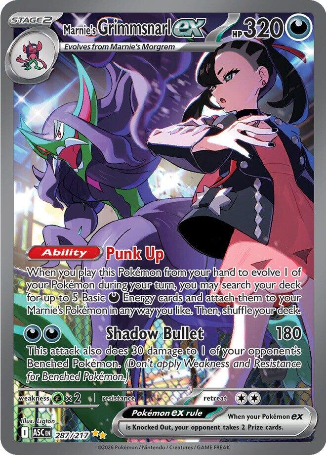 Marnie's Grimmsnarl ex (287/217) [Mega Evolution: Ascended Heroes] | Total Play